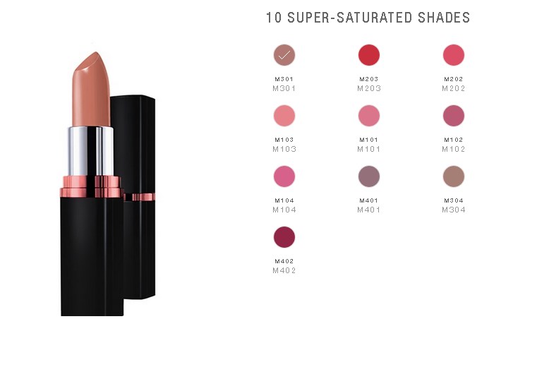 Gambar 3. Color Show Matte Lipstick (sumber www.maybelline.co.id)