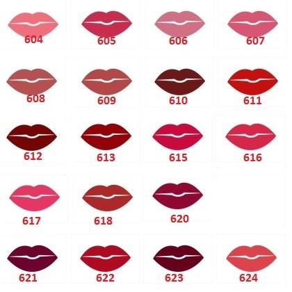 Koleksi Nomor Seri Pilihan Warna Lipstick Red-A Terbaru