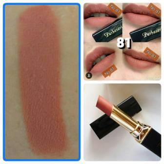 Lipstik Matte Warna Peach Ala Artis Korea Gambar 3. Purbasari Lipstick Color Matte No. 81