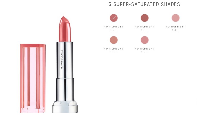 Gambar 8. Color Sensational So Nude Lipstick (sumber www.maybelline.co.id)