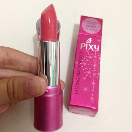 Lipstik Pixy Warna Pink Soft Pixy Lasting Matte Lipstick LM207