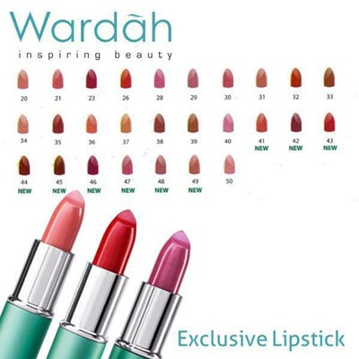 Wardah Exclusive Lipstick Merek lipstik yang tidak membuat bibir hitam dan kering