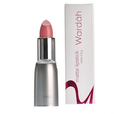 merek lipstik dengan warna shimmer pink Wardah Matte Lipstik No. 01