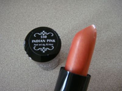 merek lipstik dengan warna shimmer pink NYX-Round Lipstick Indian Pink