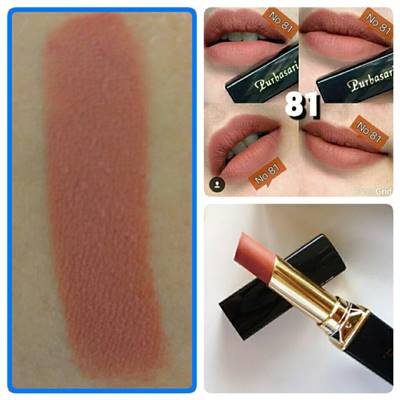 review lipstik matte Purbasari Color Matte No. 81 