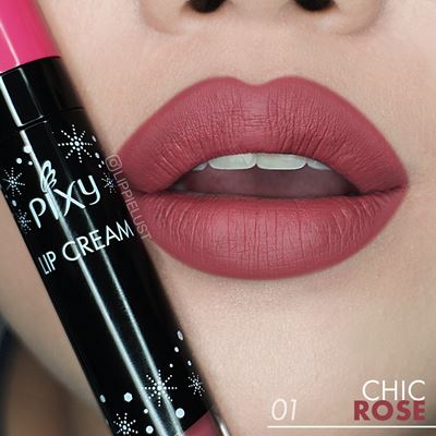 Pixy Chic Rose warna lipstik pixy yang natural